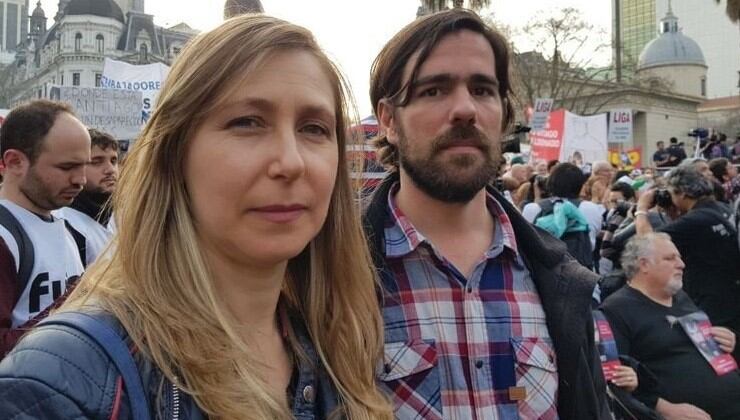 Myriam Bregman y Nicolás del Caño.