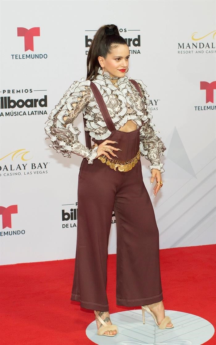 Rosalía tuvo varias nominaciones dentro de la gala. (Foto: EFE)