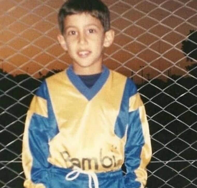 Di Maria de chico en Rosario Central (Foto: @angeldimariajm -Instagram)