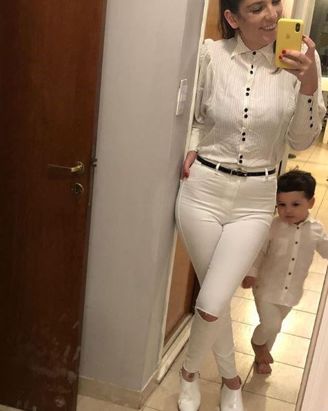 Juana Repetto y su hijo Toribio (Foto: Instagram/juanarepettook)