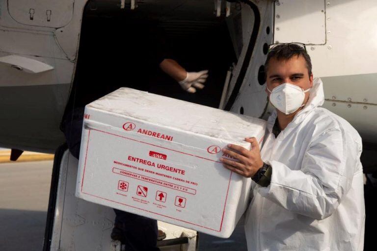 Vuelos Sanitarios llegaron a Tierra del Fuego.