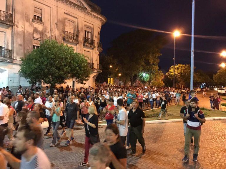 Marcha pidiendo seguridad y justicia por Gonzalo (Josefina Rico)