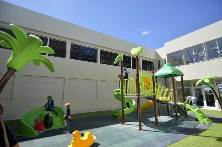 Inauguró el Colegio de Haras del Sur en La Plata y dejó sorprendidos a todos por su tecnología (Foto: AGLP)