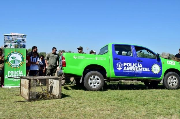 Liberación de aves en Río Cuarto.