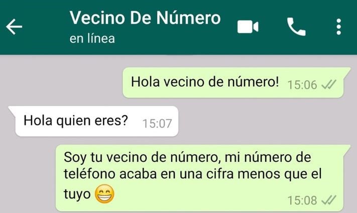 Vecinos de WhatsApp (Foto: Twitter)