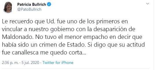 (Twitter: @PatoBullrich)