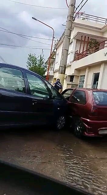 Accidente en pleno centro de Alta Gracia