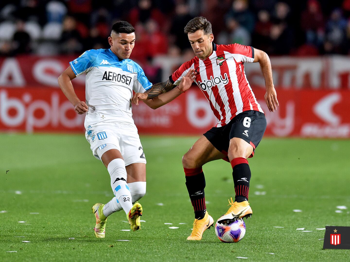 Racing venía de caer 1 a 0 ante Estudiantes. Foto: @EdelpOficial.