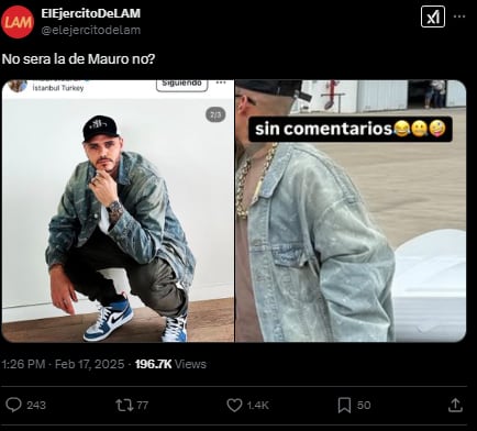 La campera que causó revuelo en las redes sociales.