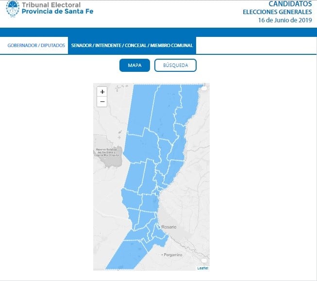 Se pueden ver en la web las boletas que se usaran en las elecciones generales.(Captura)