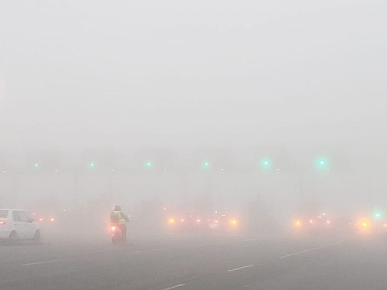 Niebla en Comodoro.