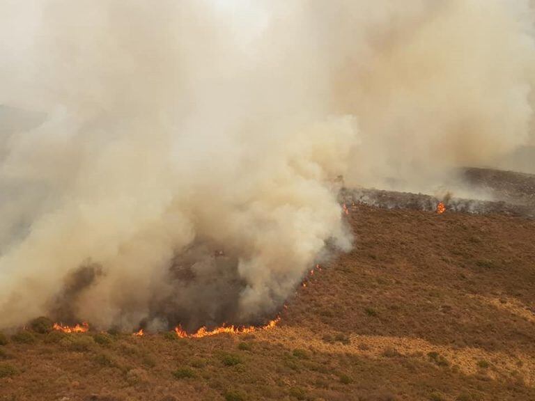 Foto: Facebook bomberos voluntarios de La Cumbre