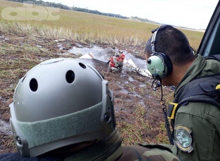 Hallaron los restos de la avioneta que transportaba al ministro de Agricultura y Ganadería de Paraguay. (Foto: ABC Color)