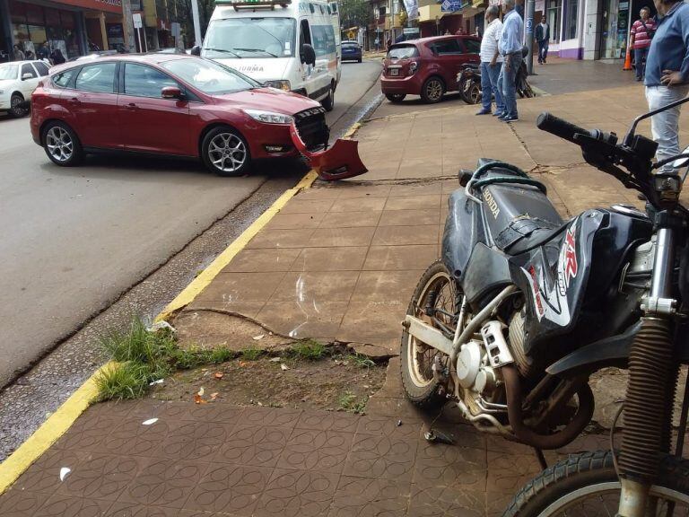 Doble accidente durante esta mañana.