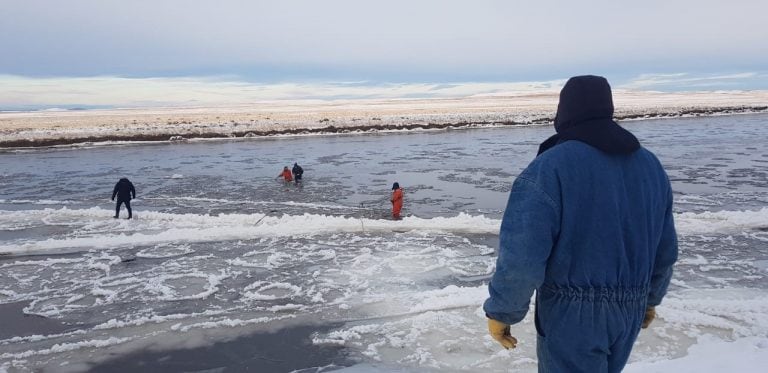 Operativo en la Toma de agua, Río Grande