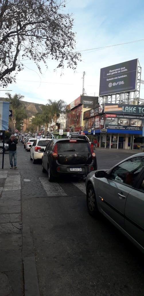 Banderazo en Carlos Paz