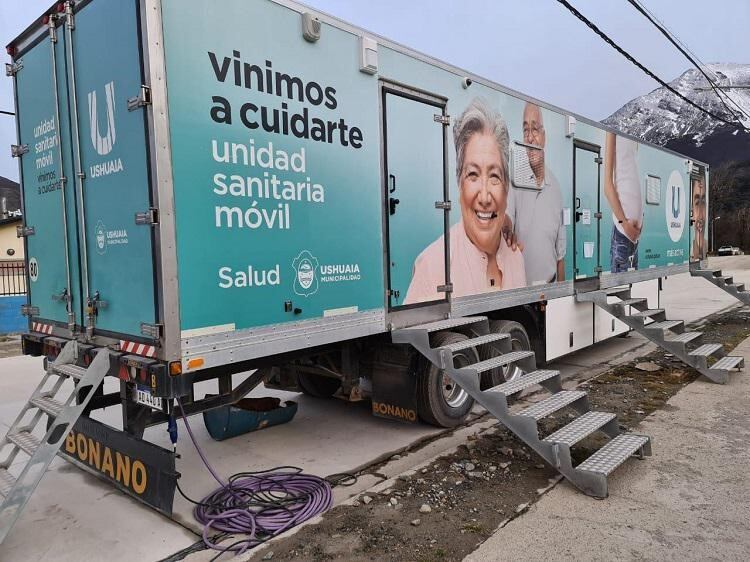 Las unidades sanitarias recorren  la ciudad de manera itinerante para atender las necesidades de la población.