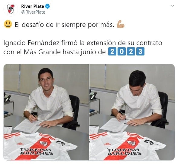 (Twitter: @RiverPlate)