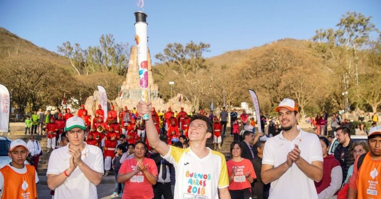 Salta, el séptimo relevo del Tour de la Antorcha (Fotos: Pablo Elías/Buenos Aires 2018).