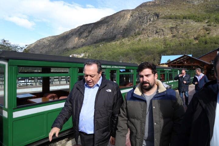 Gustavo Santos en Ushuaia.