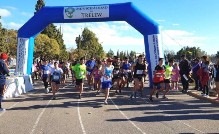 La maratón se desarrolló en Trelew.