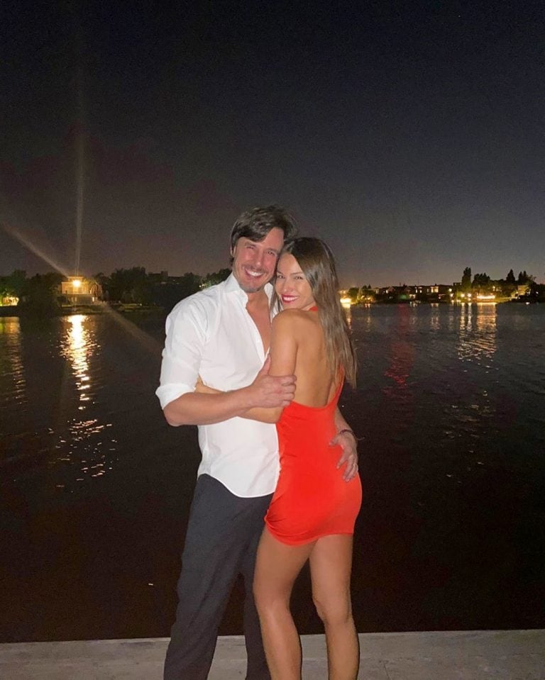 Pampita celebró la Navidad con su esposo