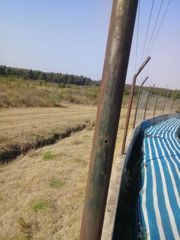 Se llevaron 30 mts de alambre perimetral del circuito