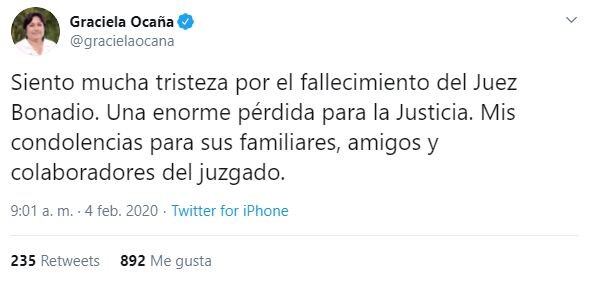 Graciela Ocaña, Diputada Nacional por Cambiemos