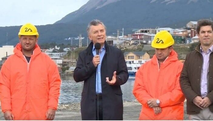 Macri en Tierra del Fuego