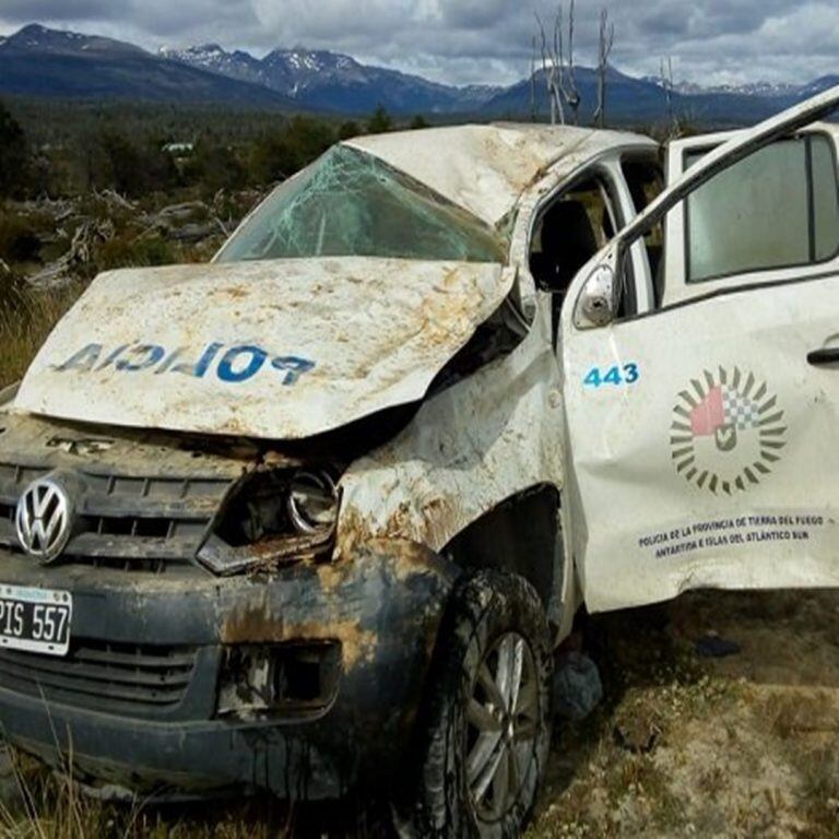 Vuelco Patrullero Ushuaia