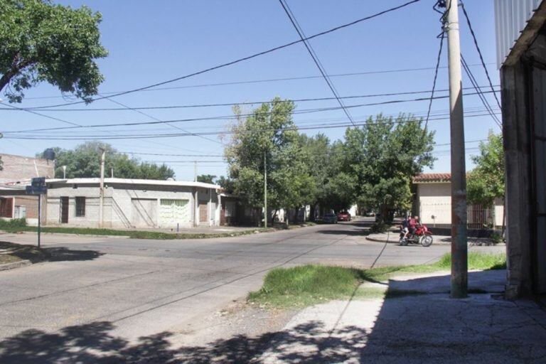 Europa y Córdoba. La esquina donde "Negro" cayó abatido. Foto: El Diario de la República.