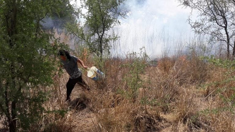 Incendio en San Pedro