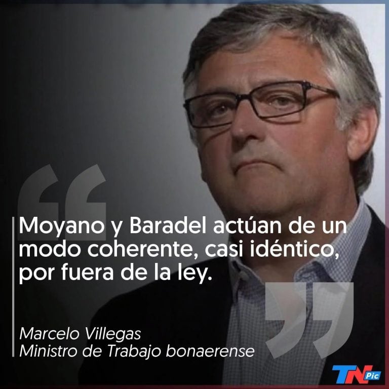 Marcelo Villegas, el ministro de Trabajo bonaerense (TN)