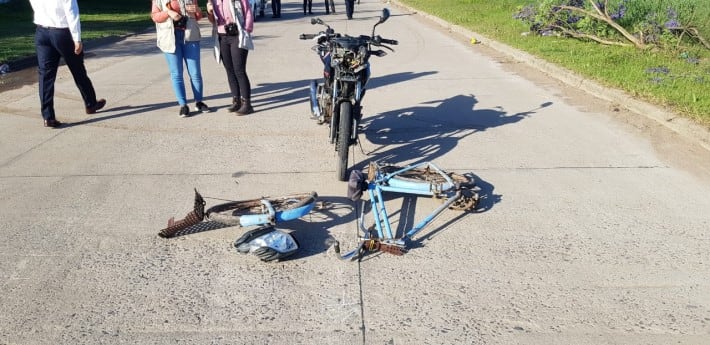 Murió atropellado un ciclista por una moto que circulaba por la colectora de la ruta 11 en Resistencia. (Web).