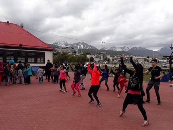 Gustavo Melella. Actividad familiar organizada por FORJA en octubre del 2018.