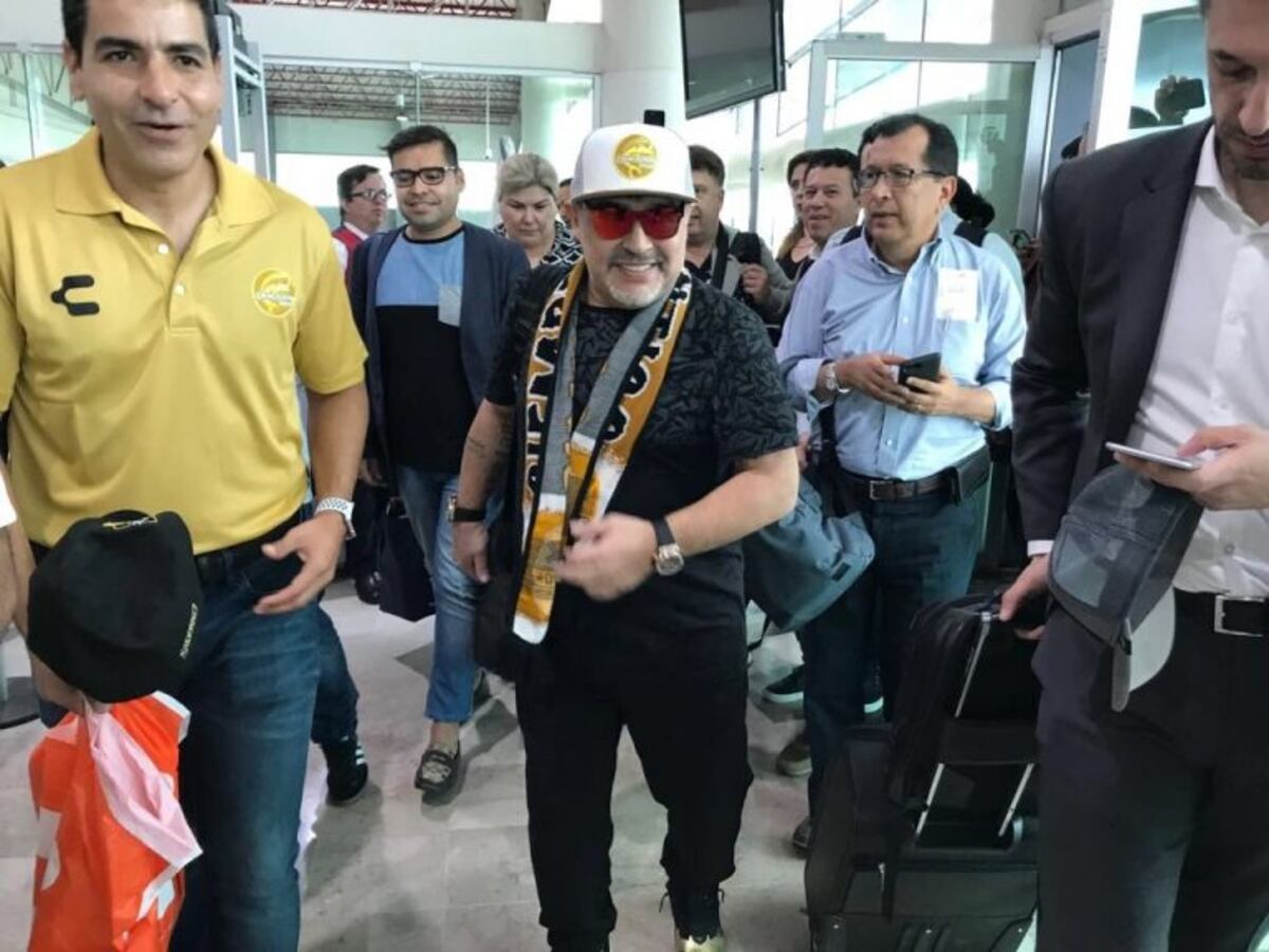 Así fue la llegada de Diego Maradona a Sinaloa