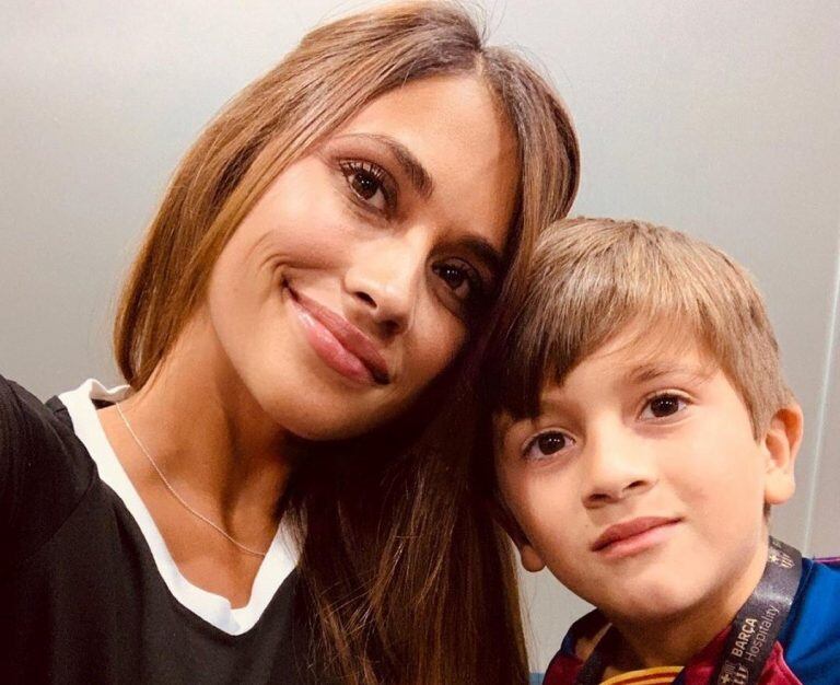 Los recuerdos de Antonela Roccuzzo por el cumpleaños de Thiago Messi. (Instagram/antonelaroccuzzo)