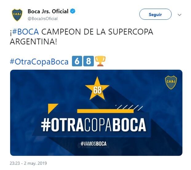 (Twitter: @BocaJrsOficial)