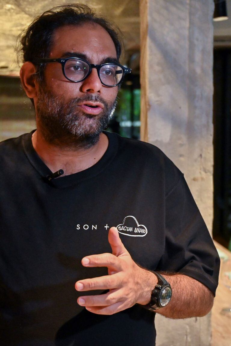 El chef antes de la apertura de su nuevo restaurante.