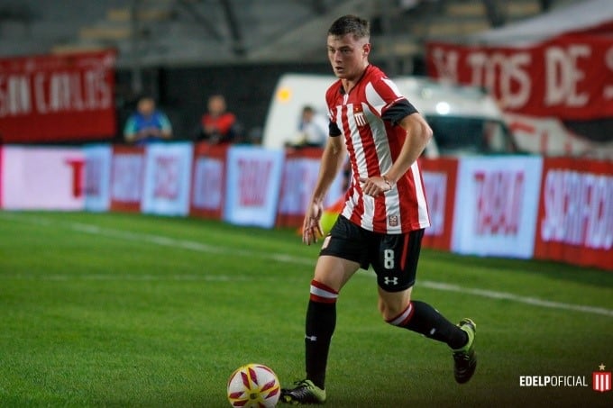 Disputó 23 partidos con la camiseta pincha (Prensa Estudiantes).