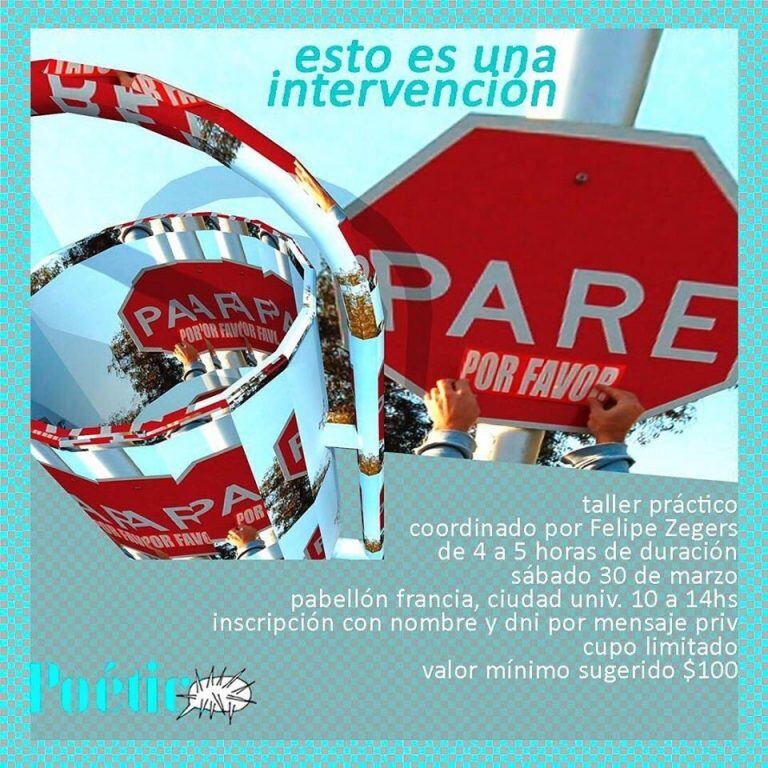 Flyer de la participación de la pareja en el CILE.