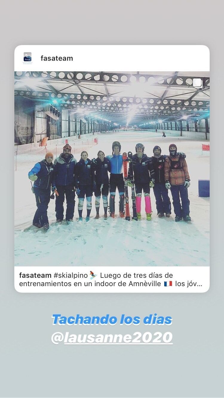 Tiziano, el hijo de Valeria Mazza, entrena para  los Juegos Olímpicos de la Juventud en Lausana (Foto: Instagram/ @tizianogravier)