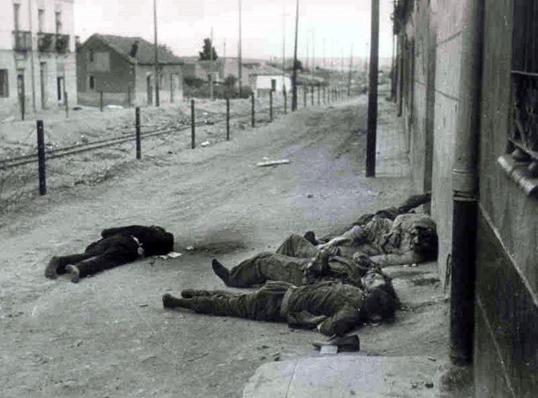 Fotografías sobre la guerra civil española, fusilamientos en España. (AFP)