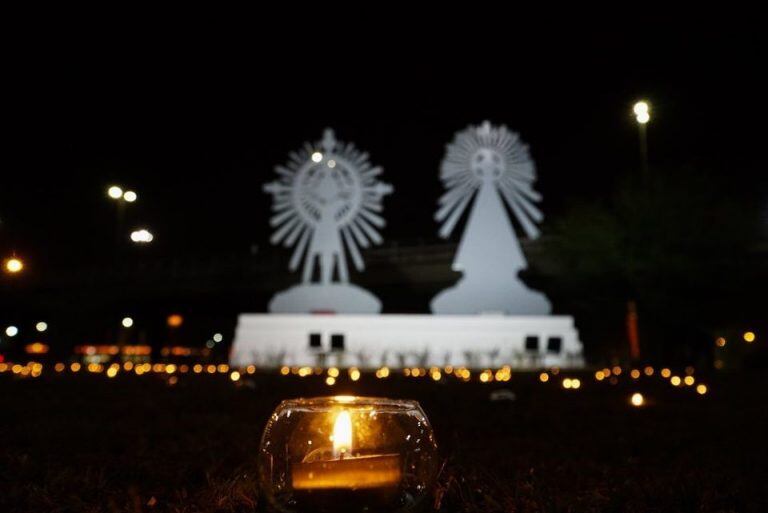 Milagro en Salta: Prendieron 701 velas en las imágenes de Limache para honrar a los peregrinos (Municipalidad de Salta)