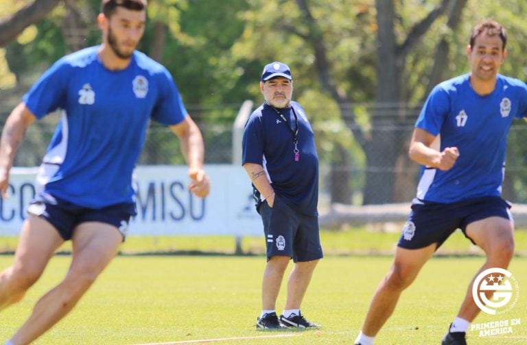 Gimnasia entrenó pensando en Aldosivi (web).