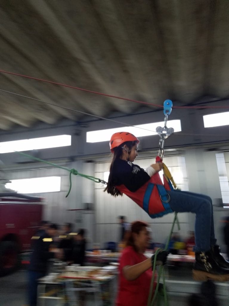 Los Bomberos prepararon varias actividades.