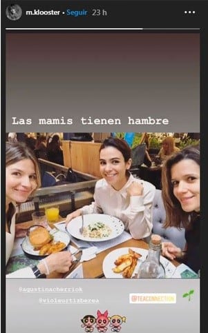 Marcela Kloosterboer, Violeta Urtizberea y Agustina Cherri