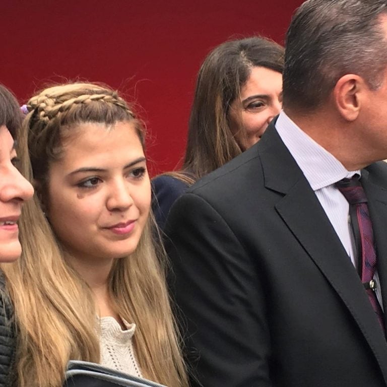 Brenda Barattini comenzó a estudiar Derecho en la Cárcel de Bouwer. (Foto gentileza María Ester Romero, Perfil)