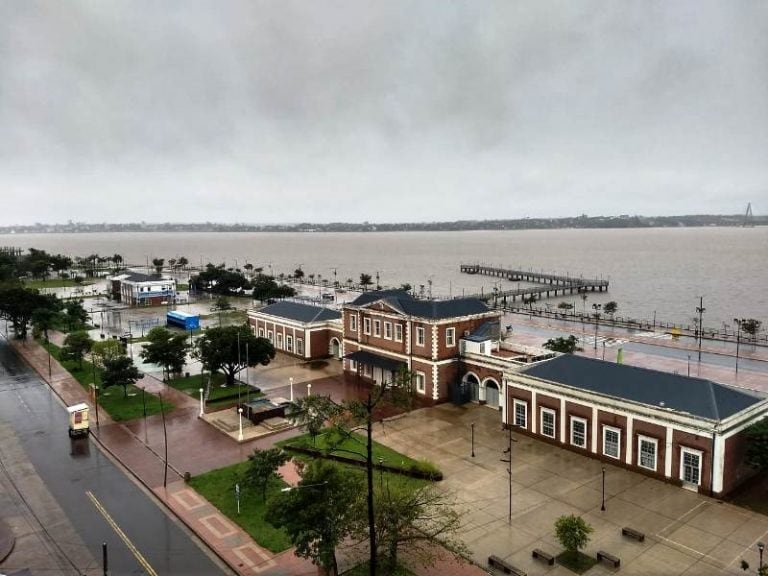 Lluvia en Posadas