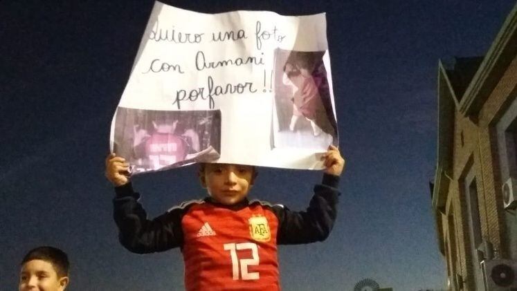 Dylan, el pequeño sanjuanino que tiene como sueño conocer a su ídolo, el arquero de River, Franco Armani.